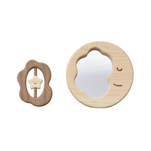 画像をギャラリービューアに読み込む, はじめてミラーラトル 3か月からの木のおもちゃ |  IKONIH