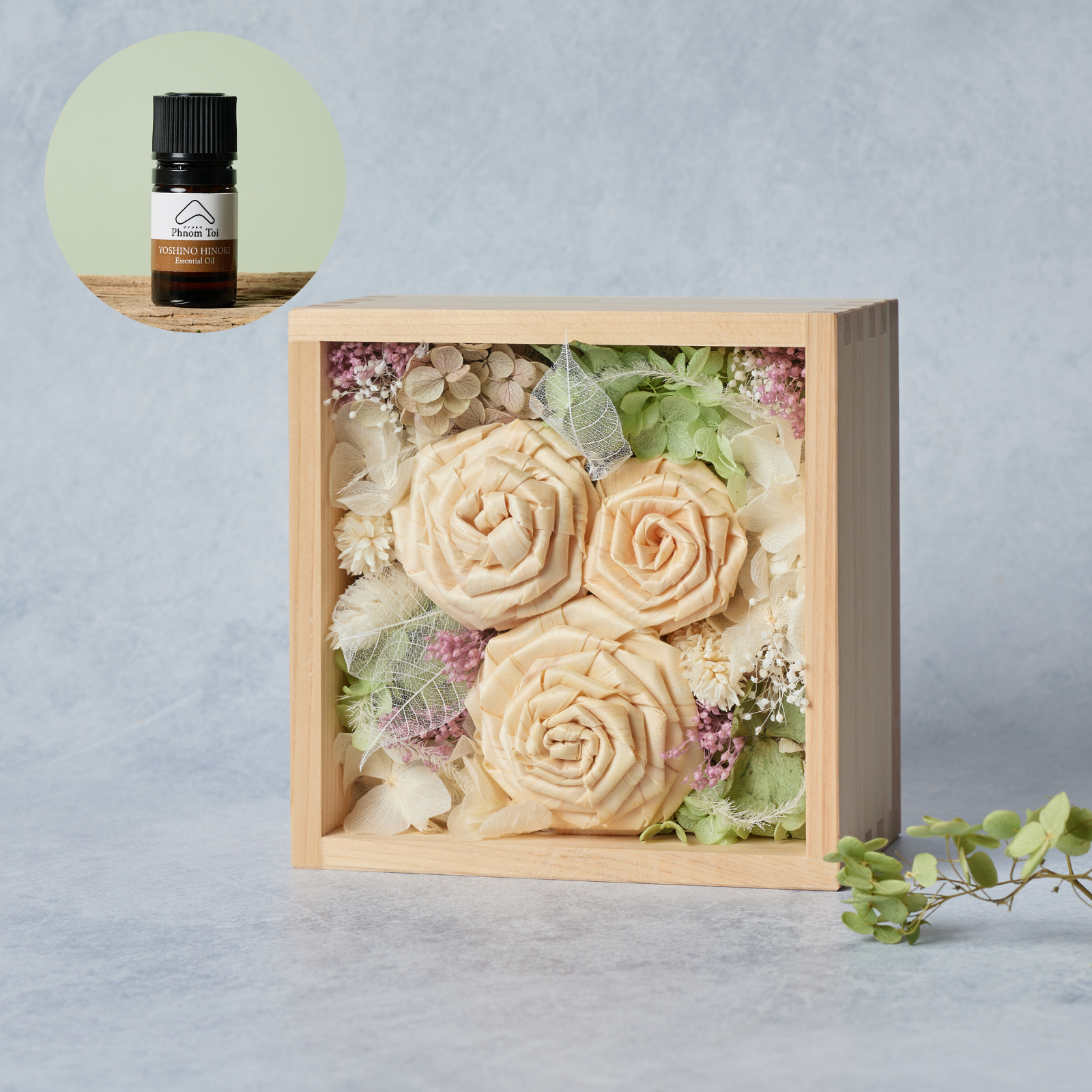 リビングトゥリー　フラワーエッセンス　木製ボックス(50本用) Amazon.com: WELITTCON Wood Box Large Decorative Wooden Storage Box